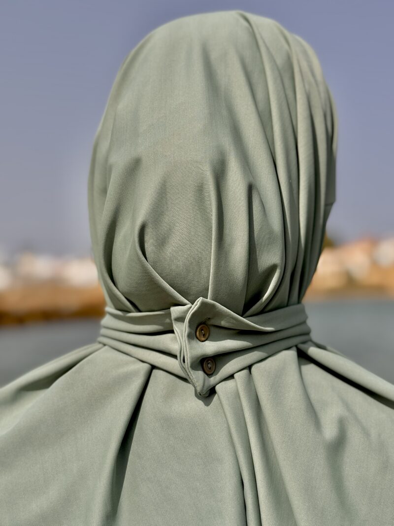 Rhalya Burkini modeste et élégant - Vert kaki – Image 6