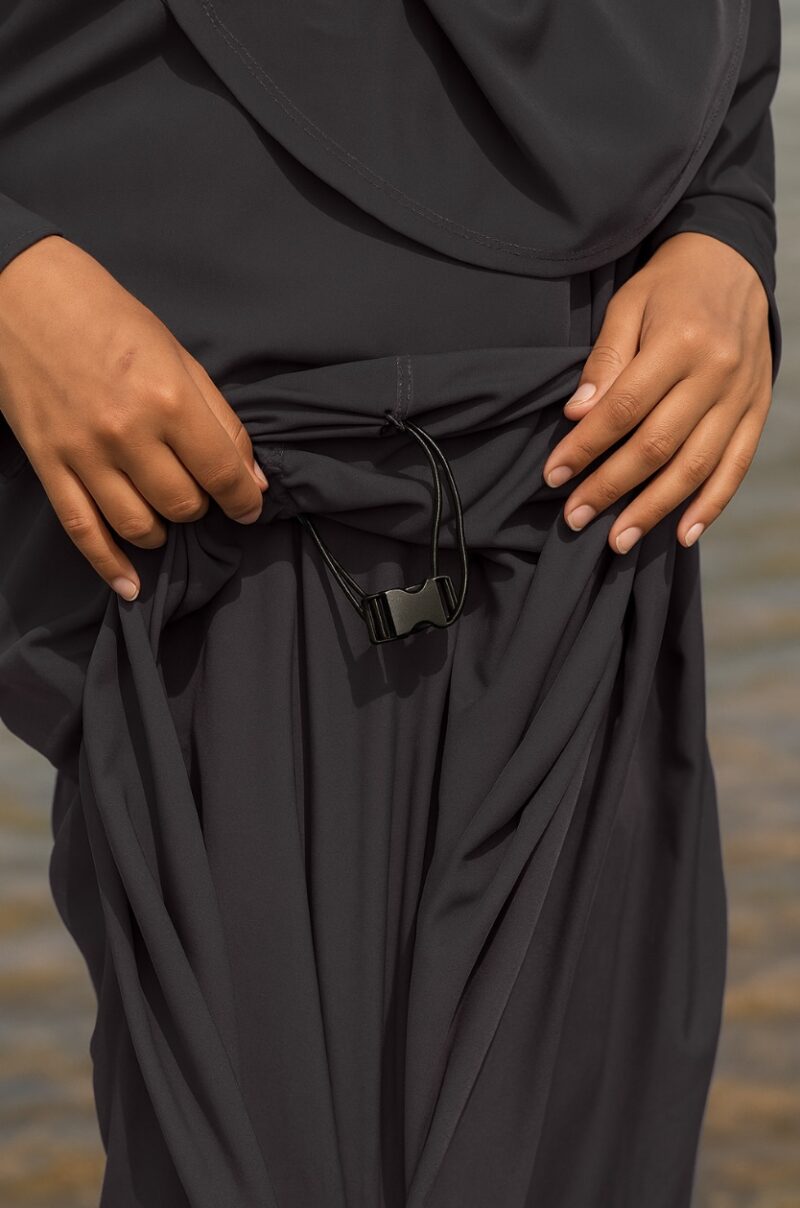 Rhalya Burkini modeste et élégant - Noir – Image 3