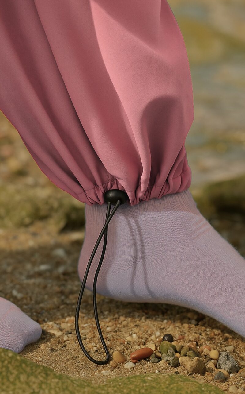 Rhalya Burkini modeste et élégant - Vieux Rose – Image 4